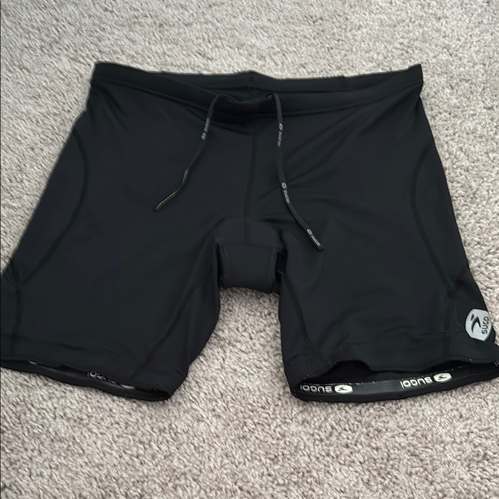 SUGOI Black triathlon shorts